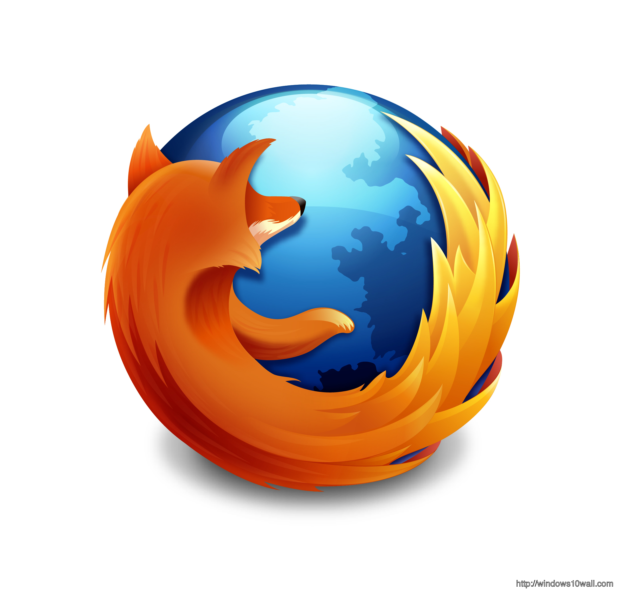 Mozilla Firefox Logo Background Wallpaper