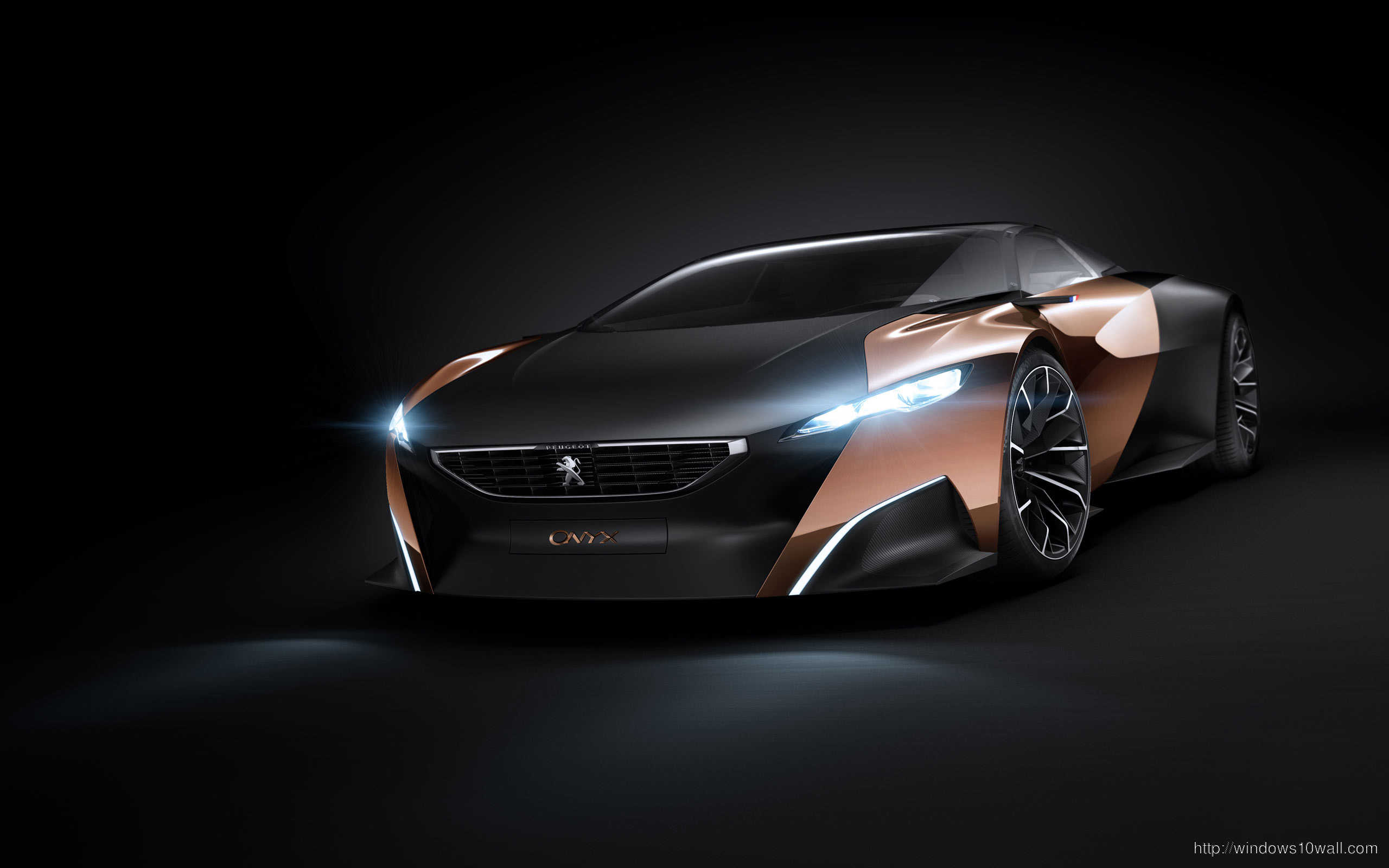 Peugeot Onyx Concept HD Car Background Wallpaper