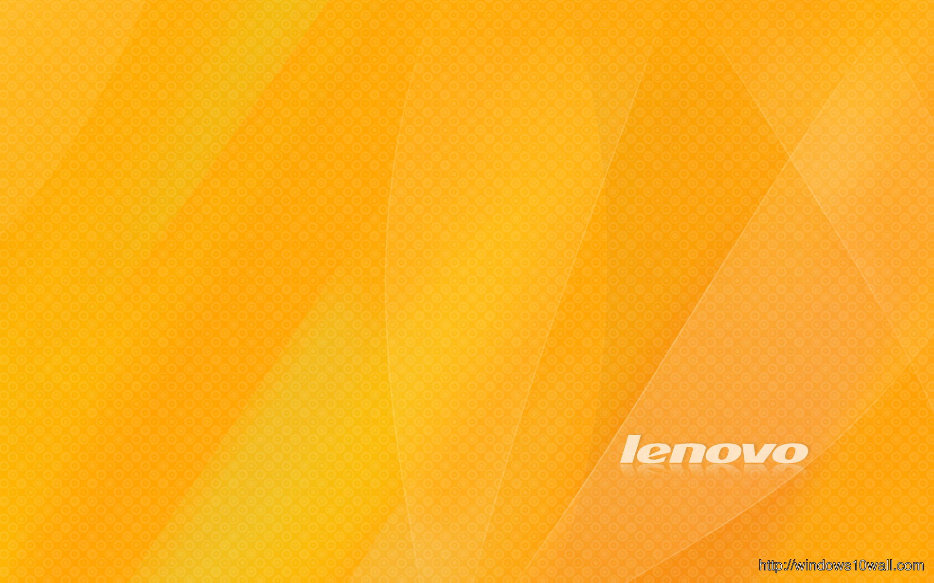 Yellow Windows 7 Style Lenovo Background Wallpaper