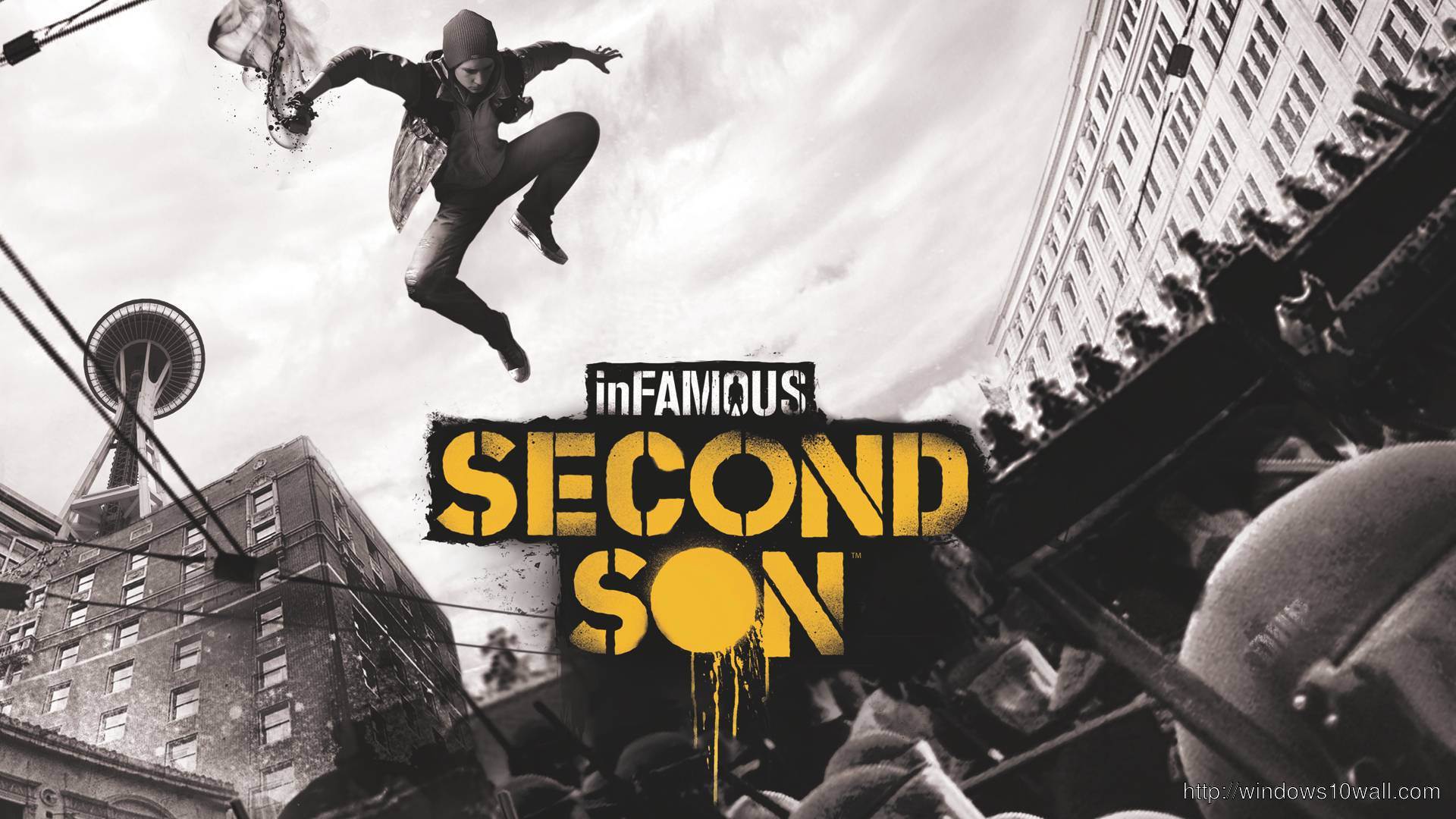 Infamous: Second Son – First In-Game PlayStation 4 wallpaper