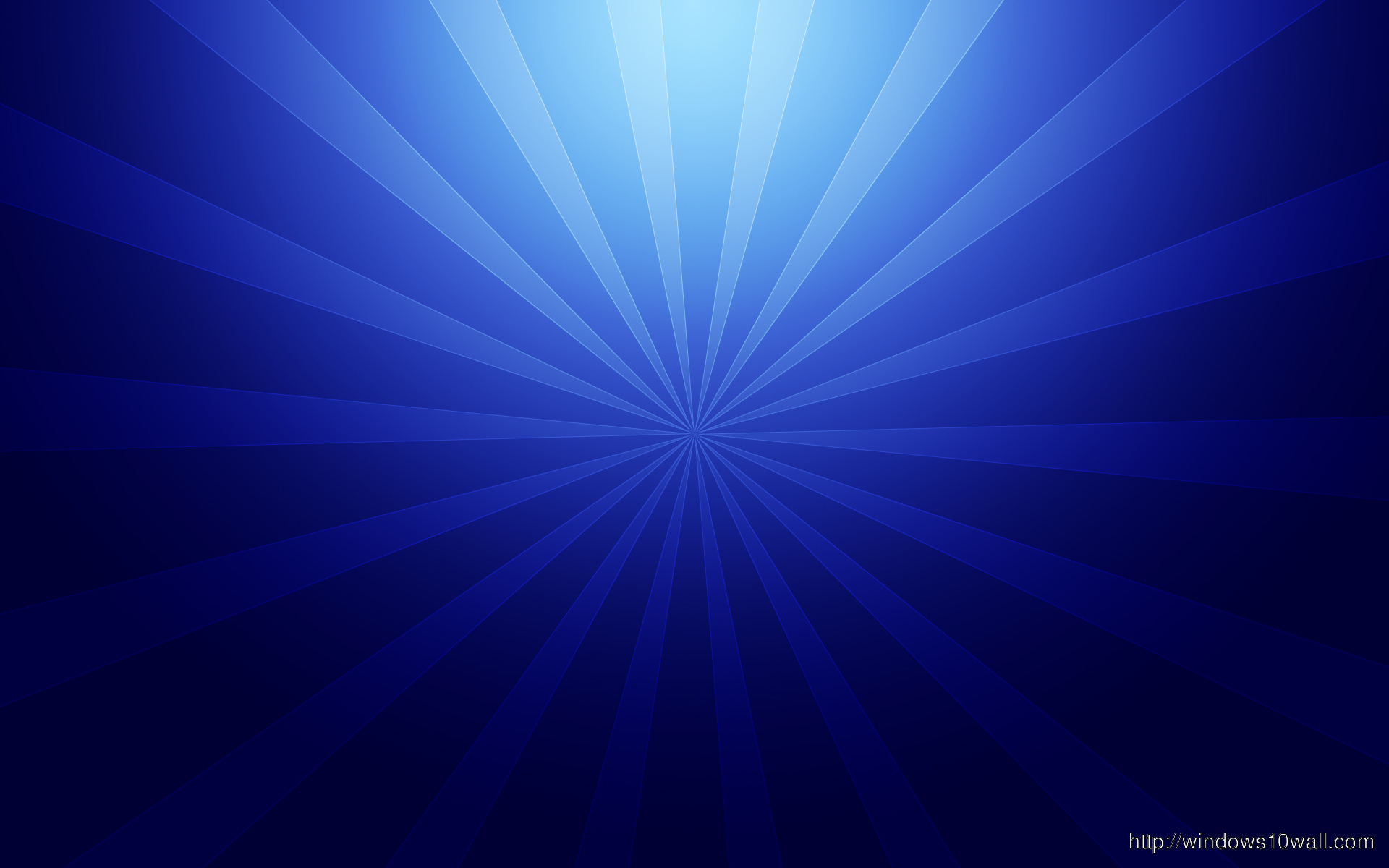 light rays coming out in blue background