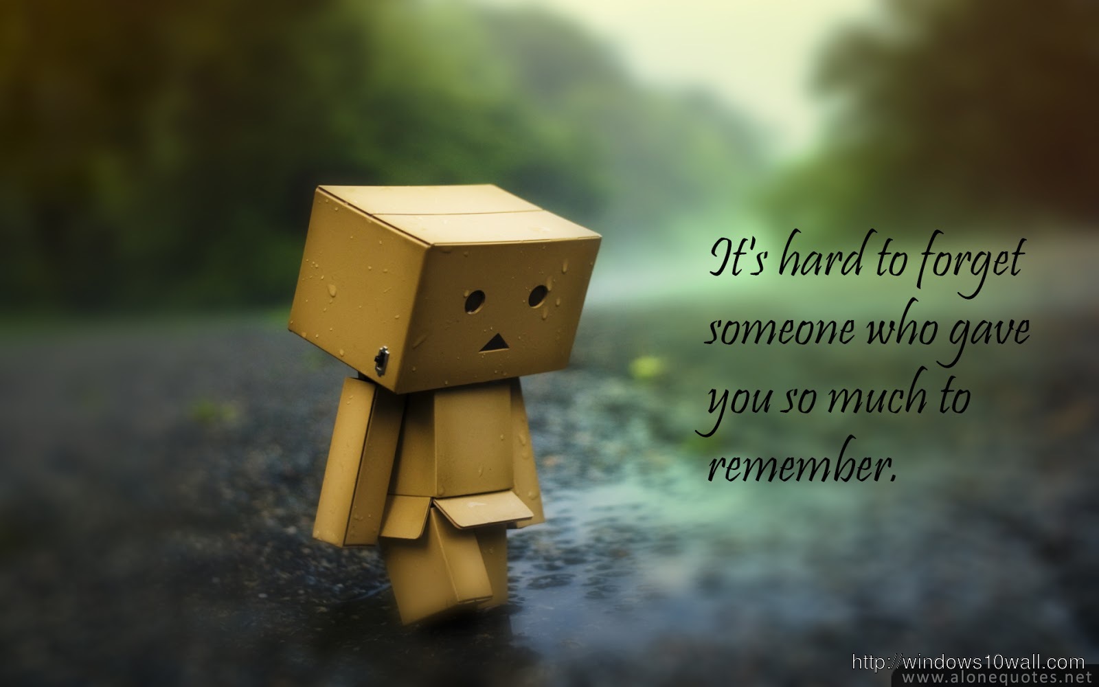 alone hd wallpaper with quote download free
