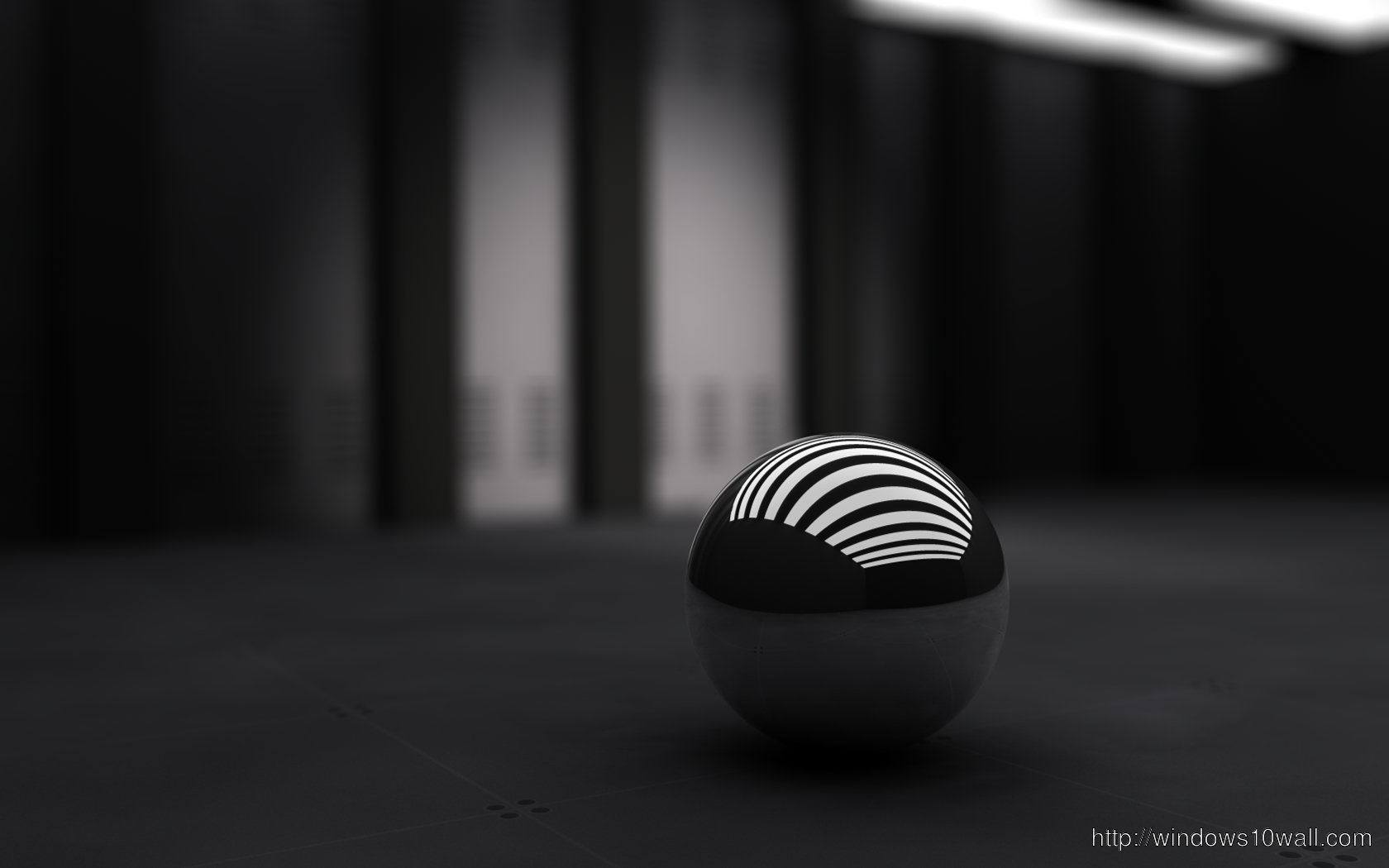 3D Black Ball Background Wallpaper