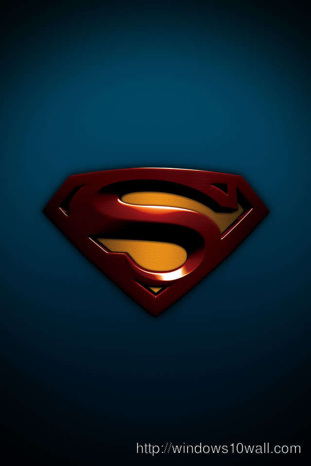 superman logo latest  Iphone 4 background wallpaper