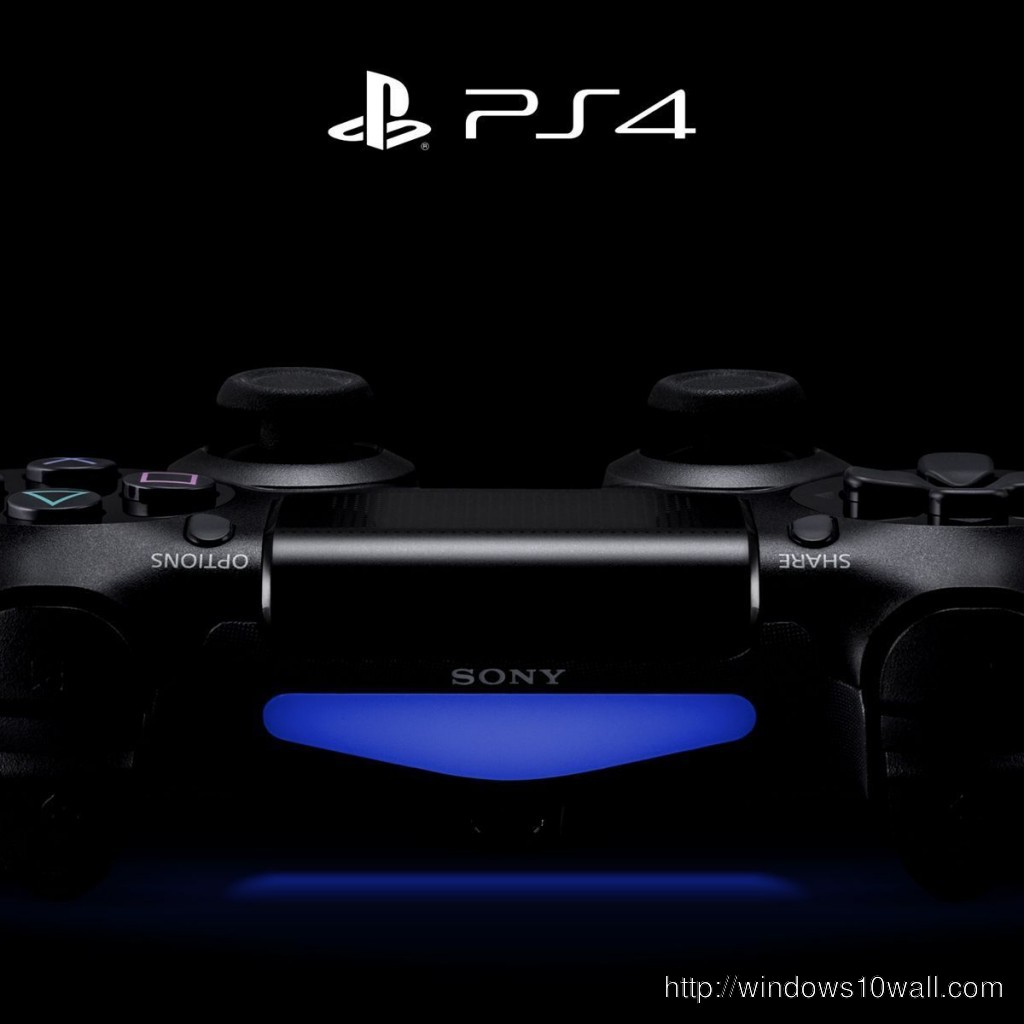 Black Background PS4 For iPad Wallpaper