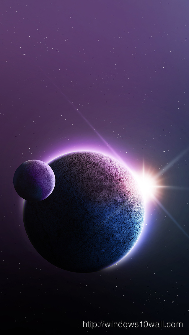Space iPhone 5 Background Wallpaper