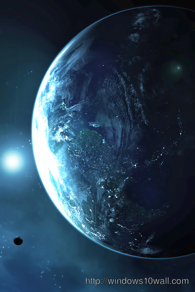 HD iPhone Earth Background Wallpaper