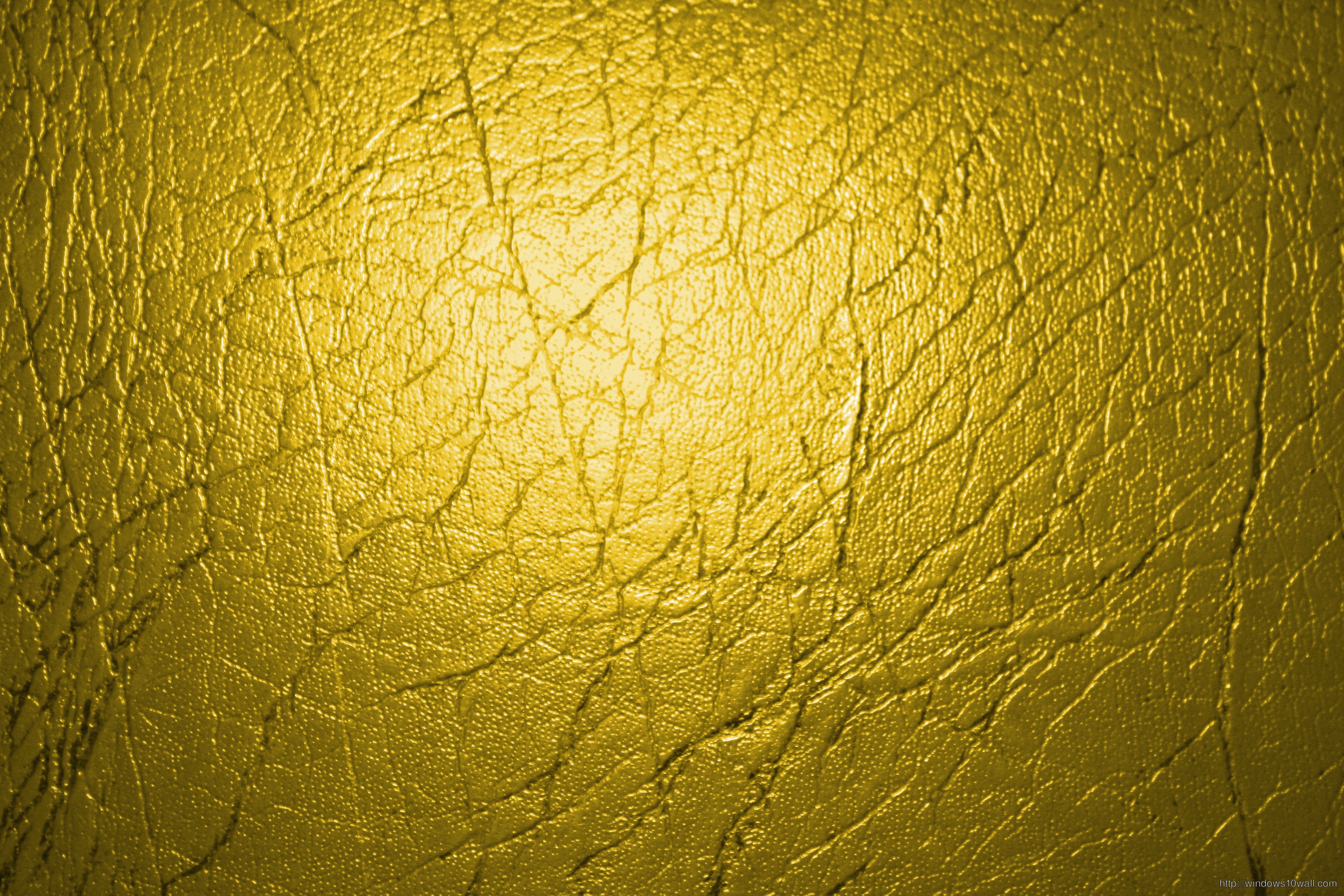 Gold Colored Leather Texture Background Wallpaper