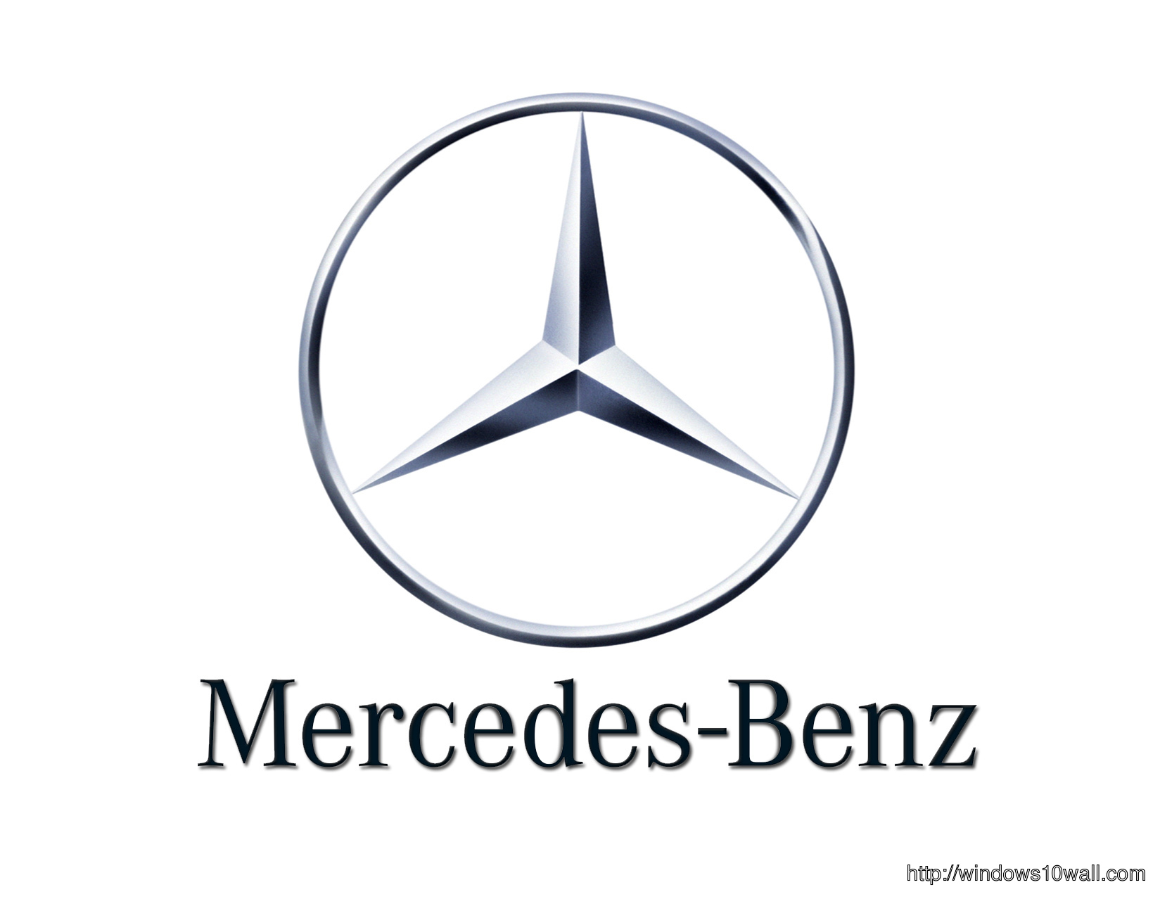 Large Mercedes Car Background Logo