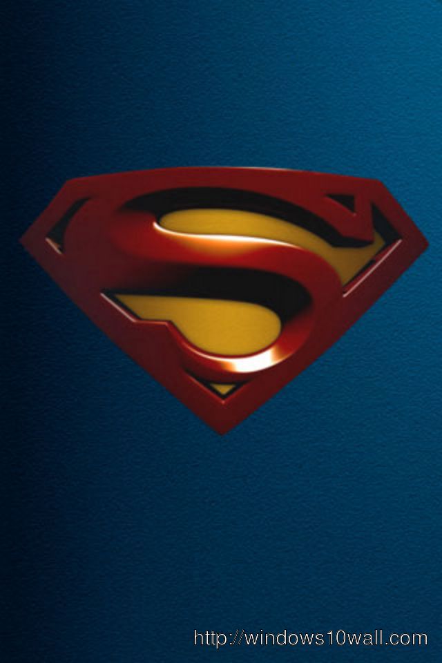 Superman iPhone 5 Background Wallpaper