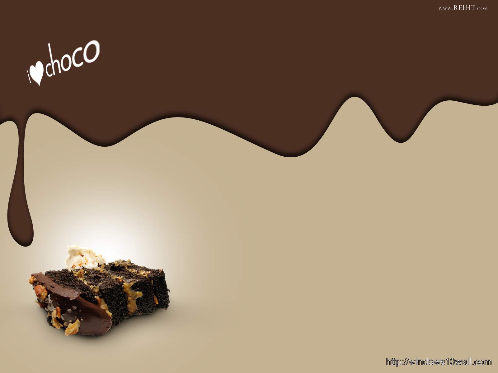 Brown Chocolate Background Wallpaper