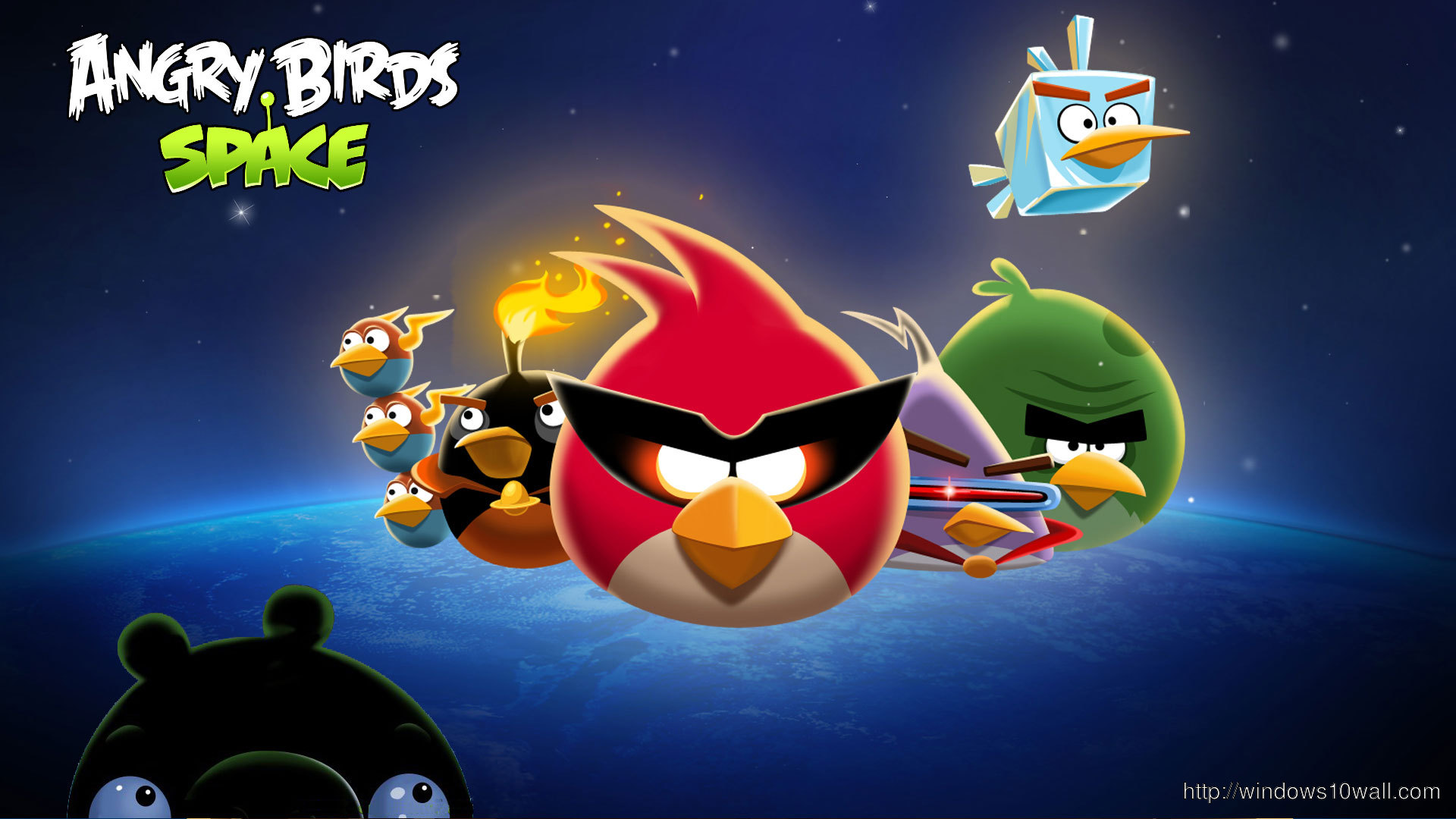 Angry Birds Space Hd Background Wallpaper