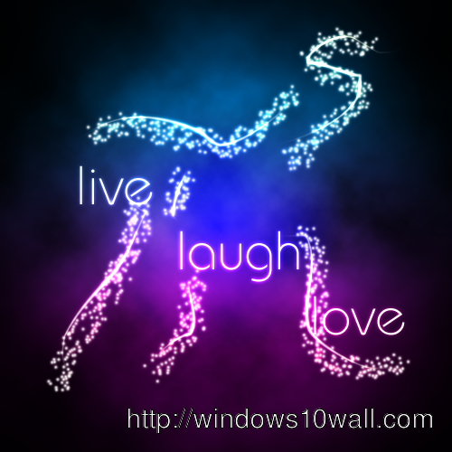 Live Laugh Love Ipad Wallpaper