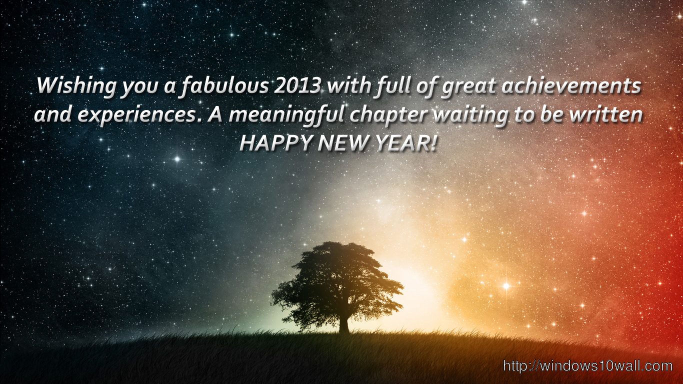 Happy New Year Quote Desktop Background Wallpaper