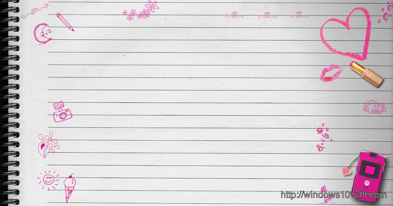 My Diary My Note Twitter Background Wallpaper