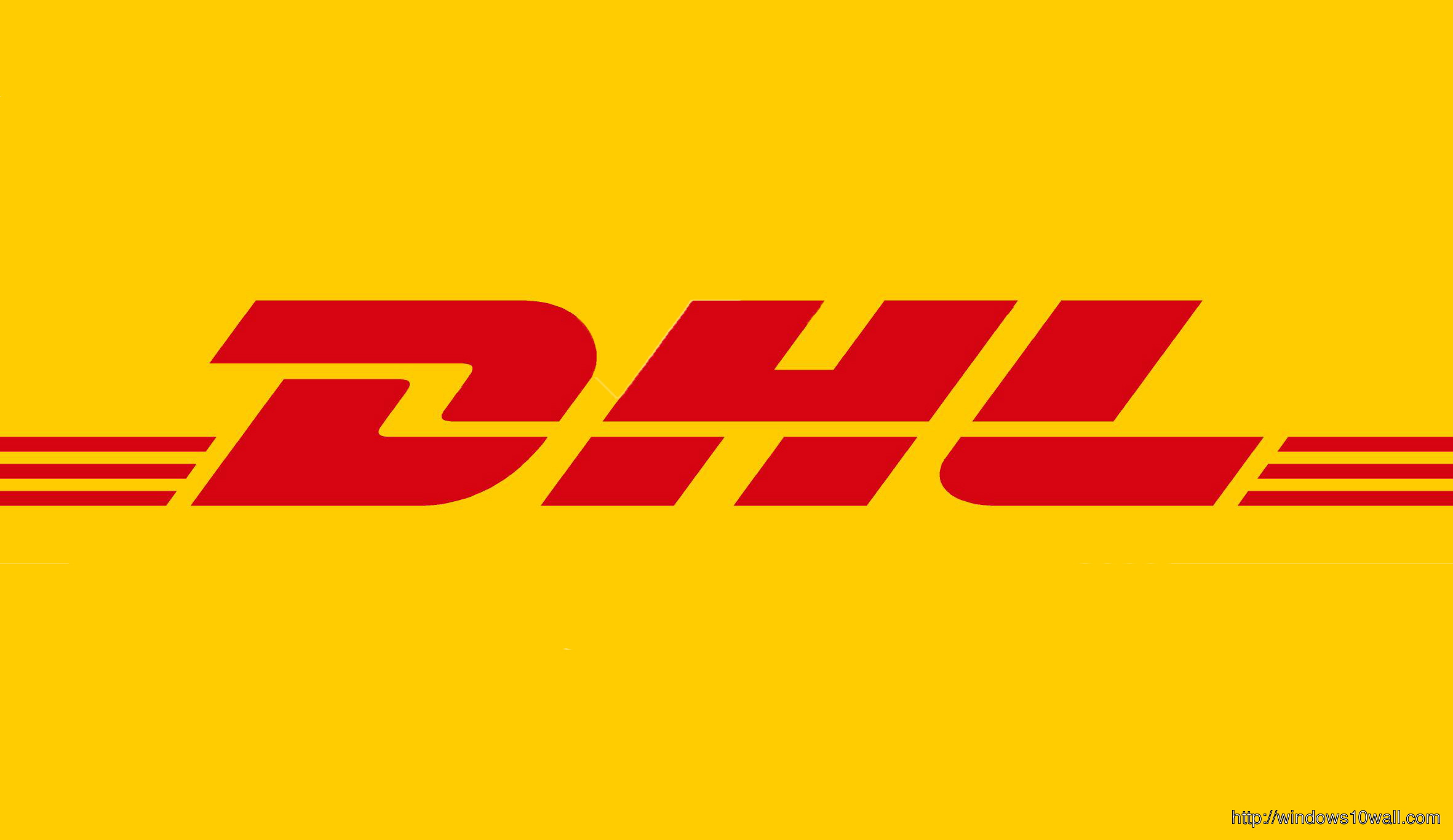 Dhl Express Yellow Logo Desktop Background Wallpaper