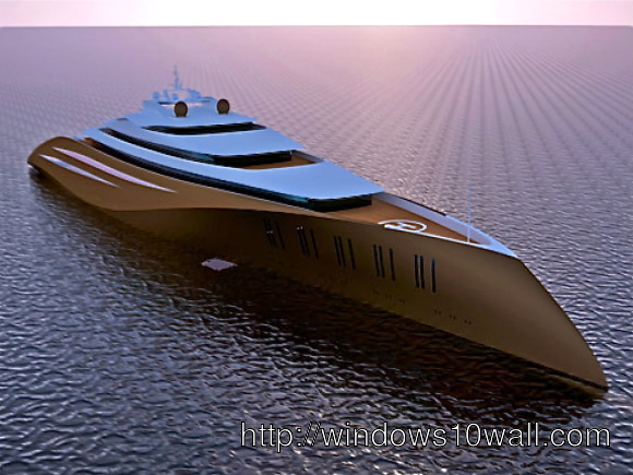 One of World's Largest Yachts Background Wallpaper