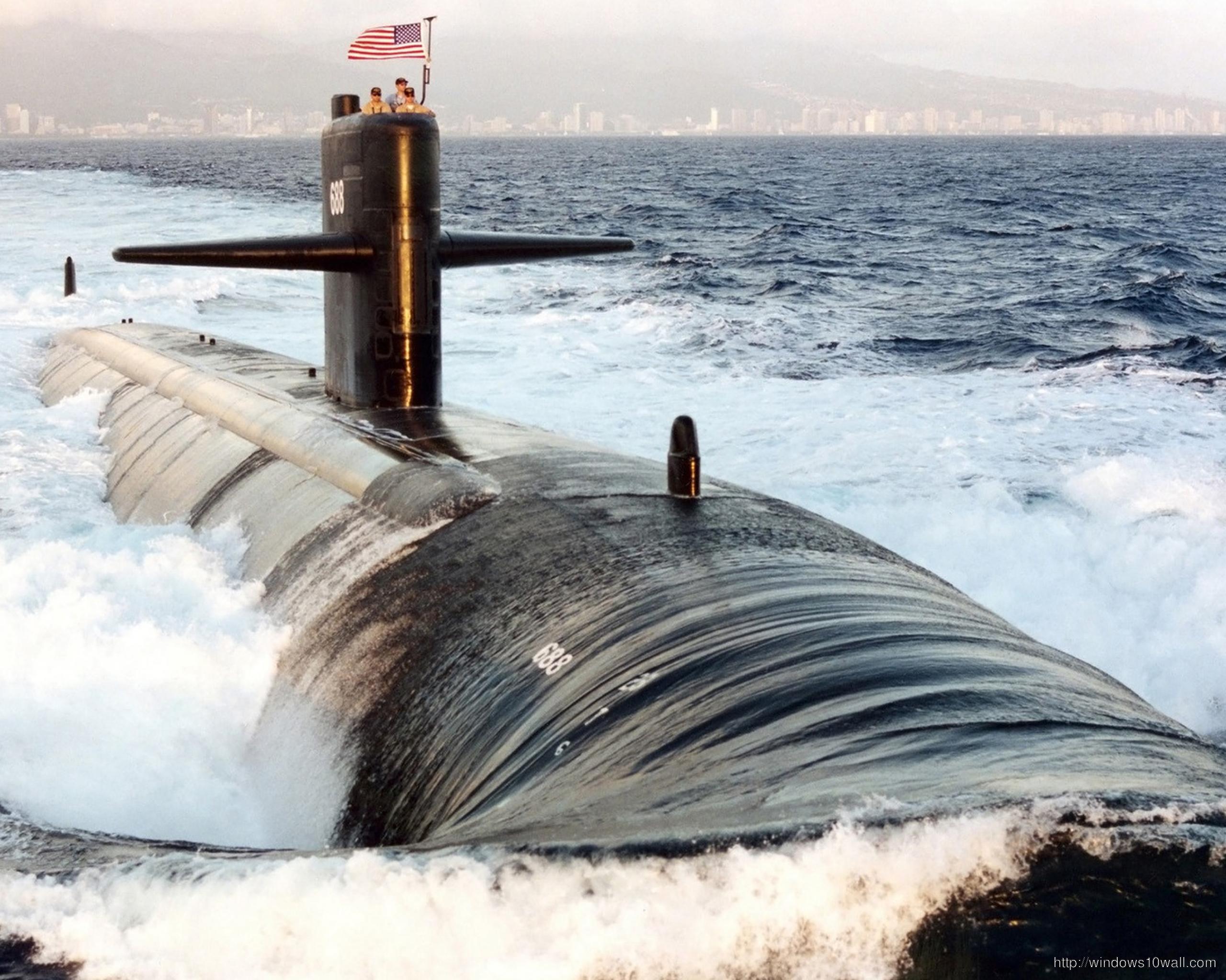 US Navy Submarine HD Widescreen Background Wallpaper