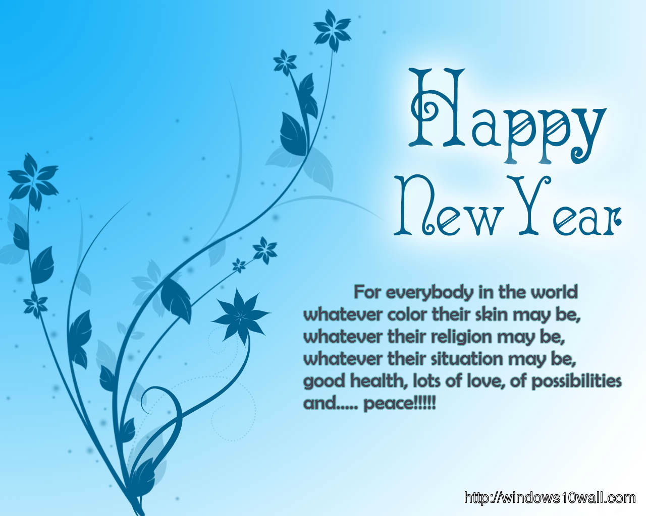 New Year Wishes Greetings 2014 Background Wallpaper
