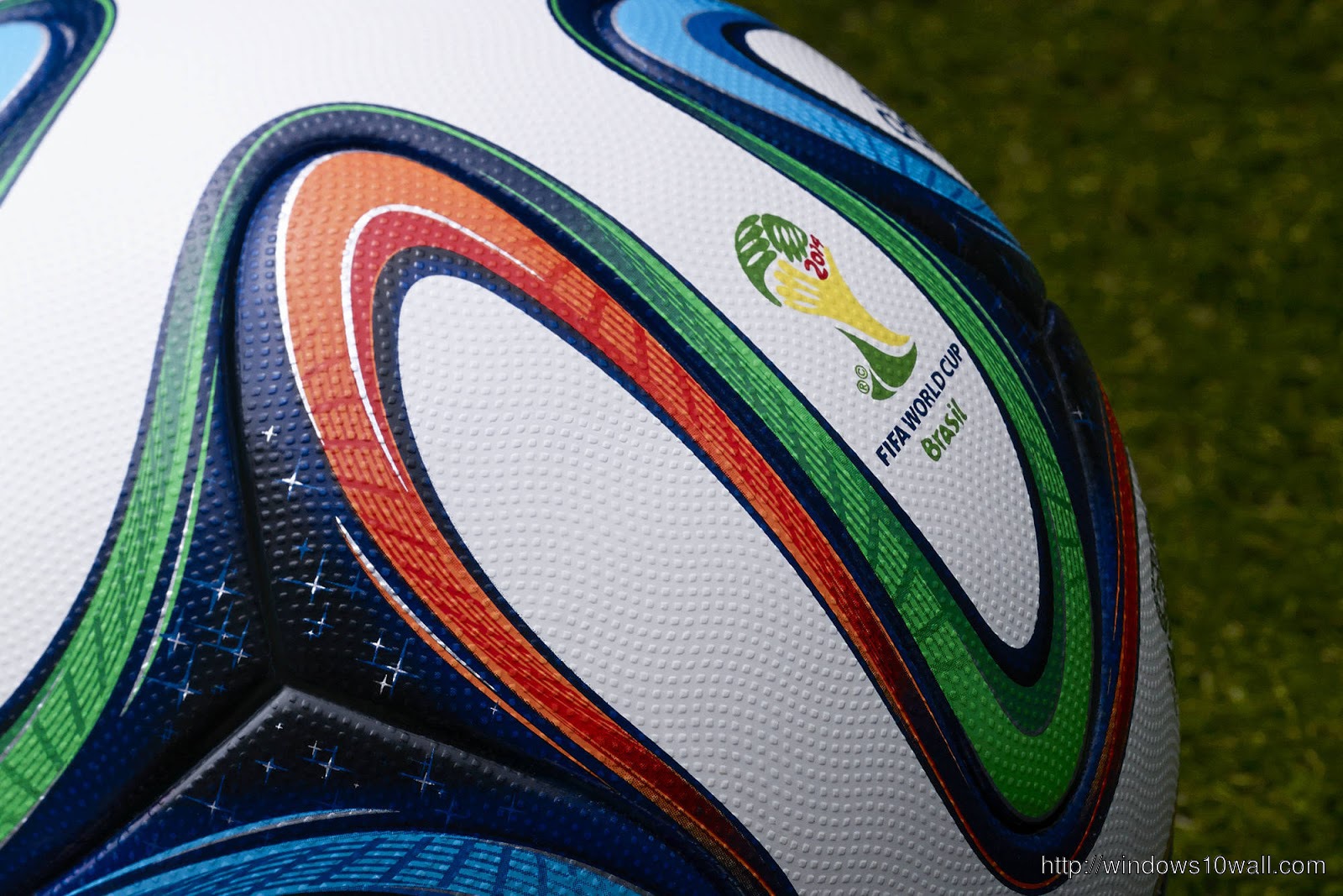 Adidas Brazuca 2014 World Cup Ball Closer Look Background Wallpaper