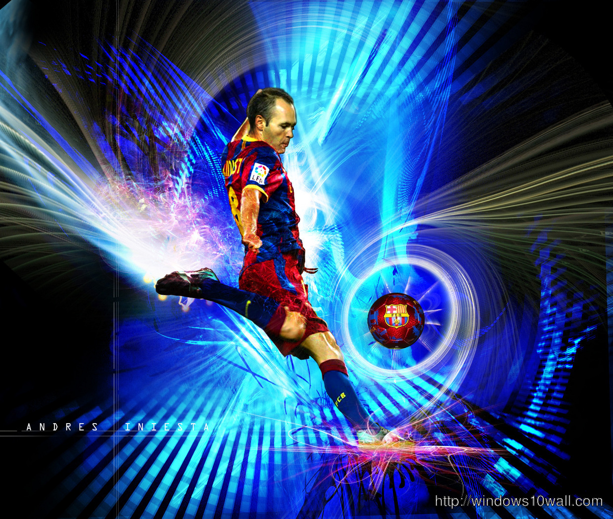Andr S Iniesta FC Barcelona Andres Iniesta Lujan Hd Background Wallpaper