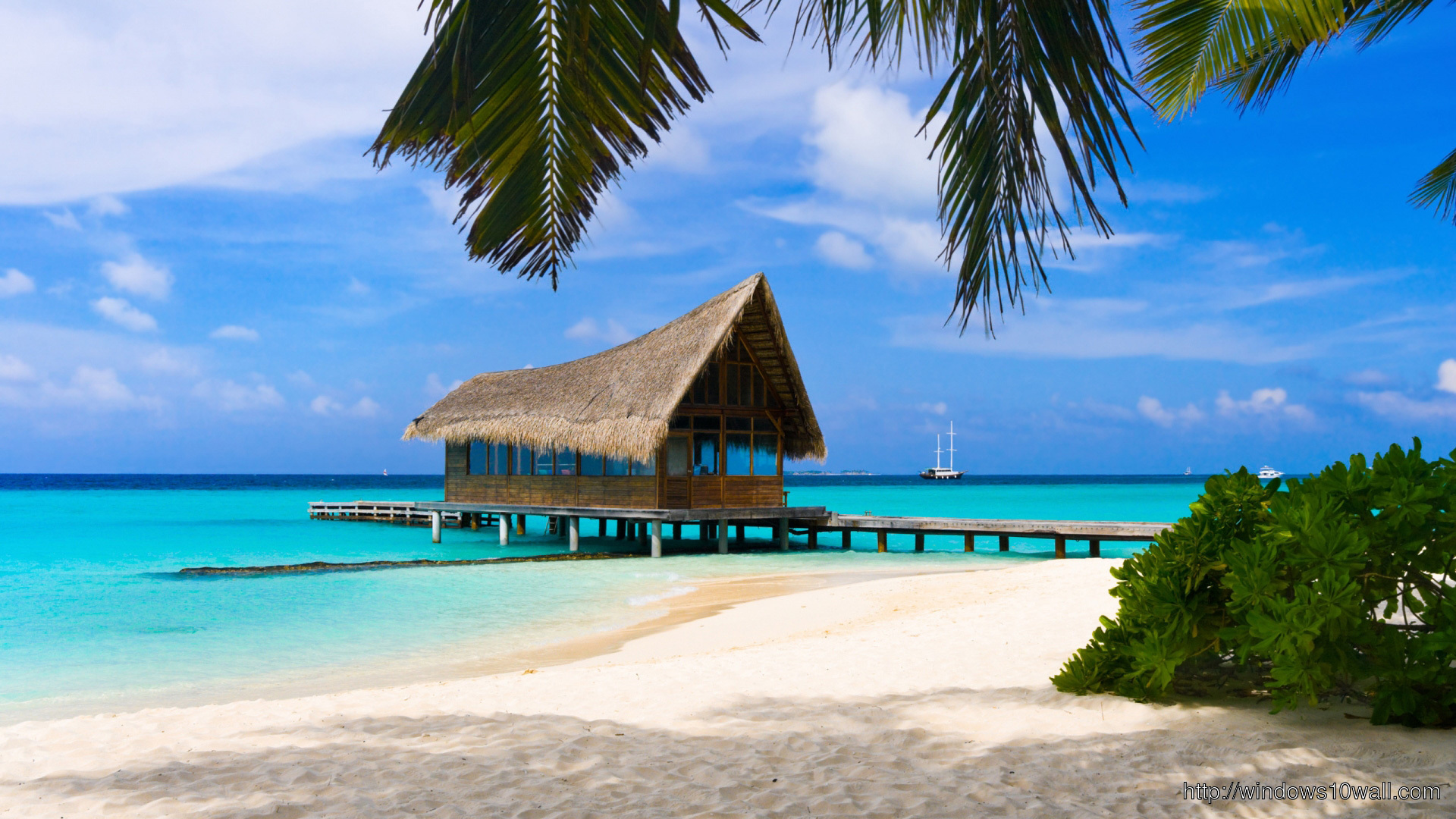 Beach Paradise HD Wallpaper