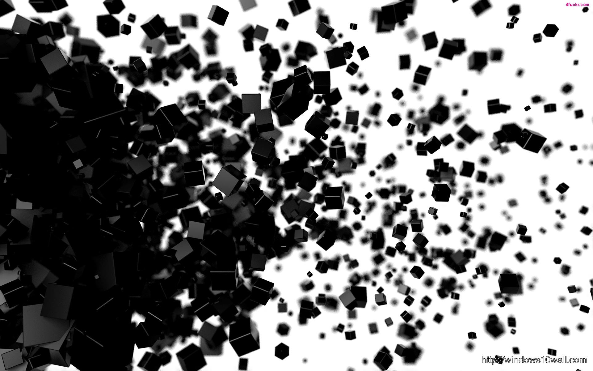 Black Cube HD Free Download Wallpaper