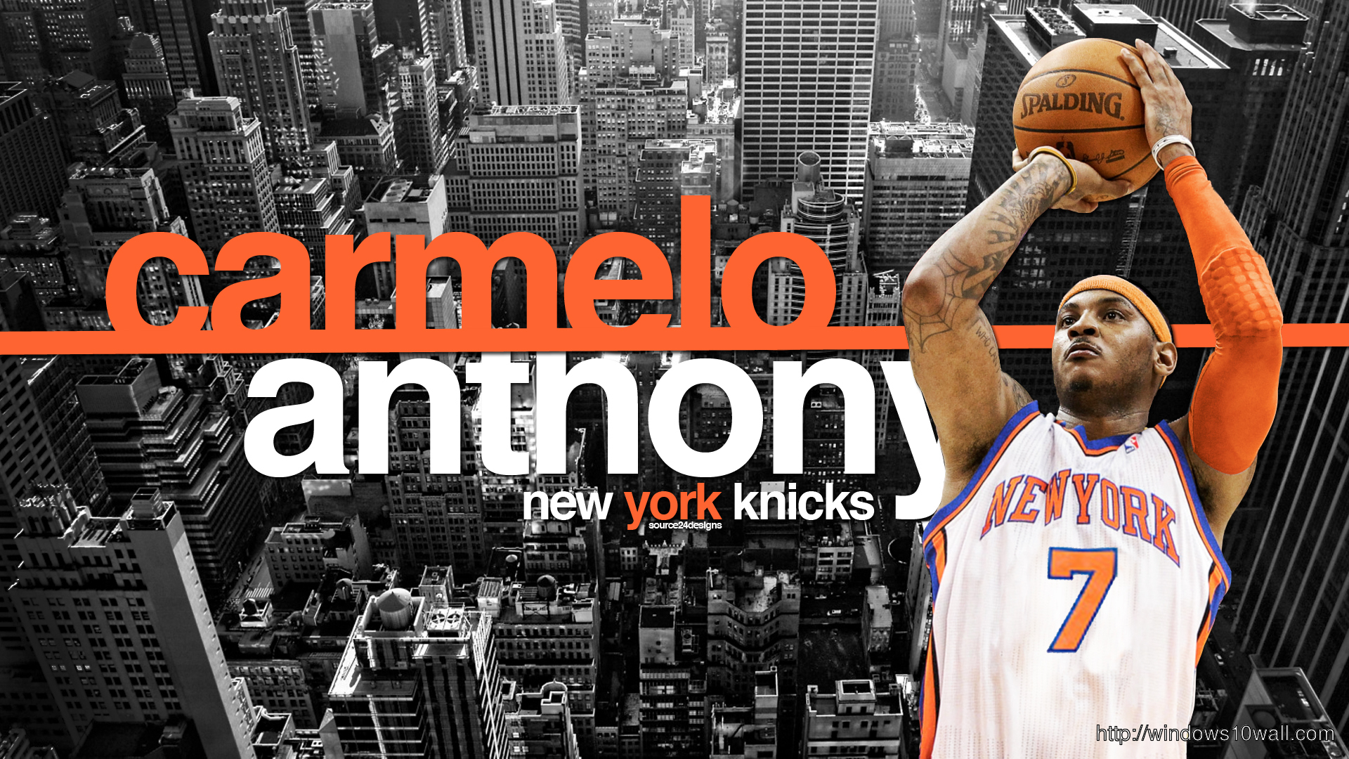Carmelo Anthony New York Knicks HD1 Wallpaper