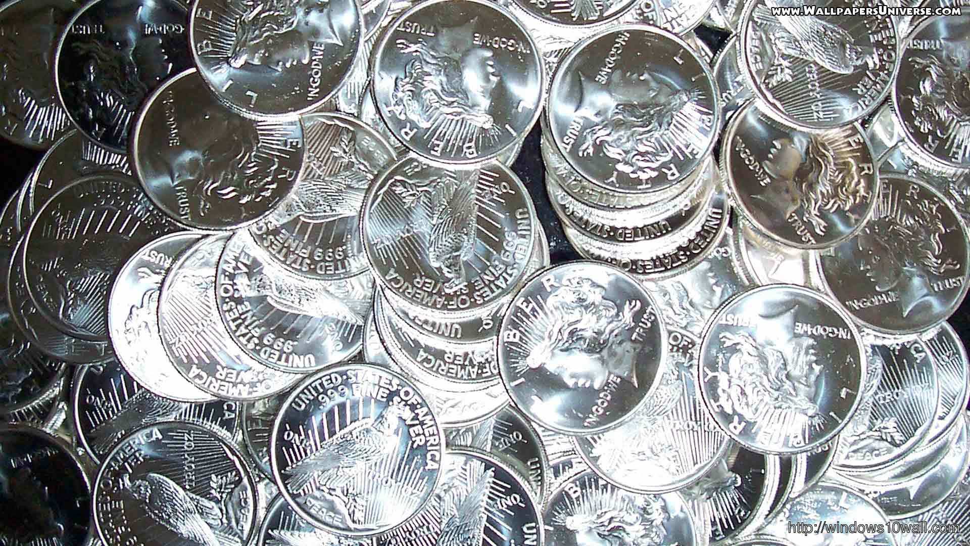 Coin Silver WideScreen Wallpaper