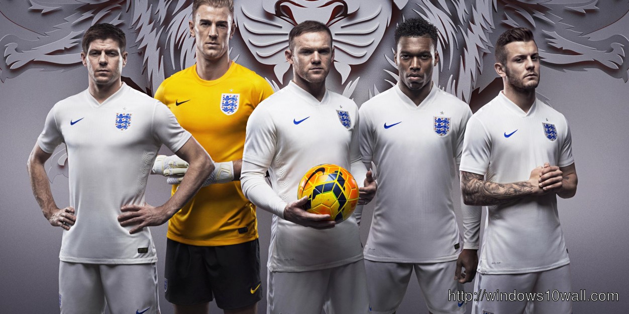 England Football Team 2014 World Cup Home Kit HD Wallpaper