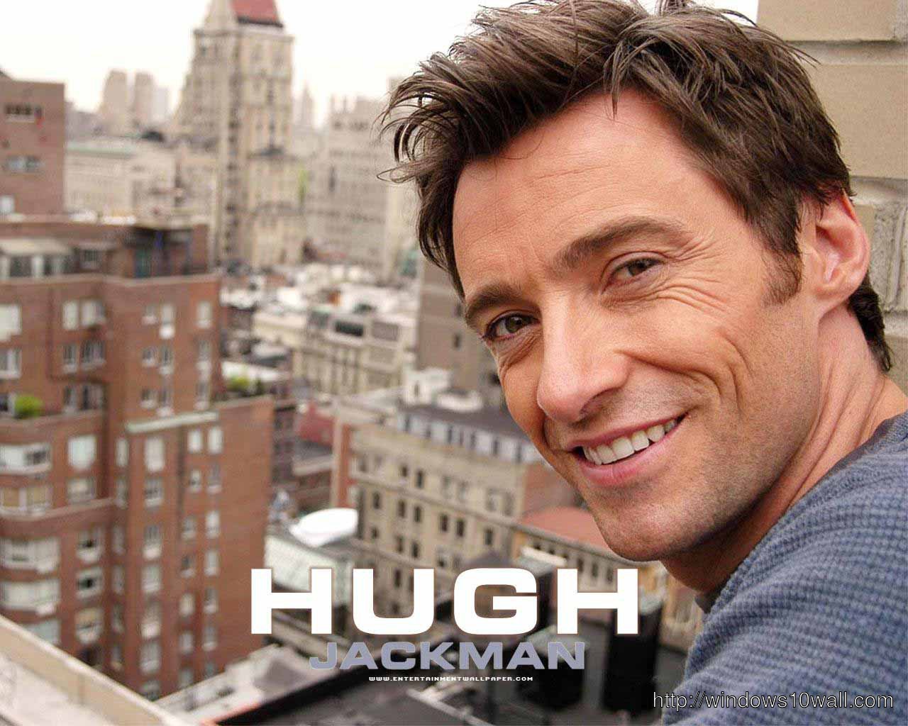 Hugh Jackman Cute Look HD Wallpaper