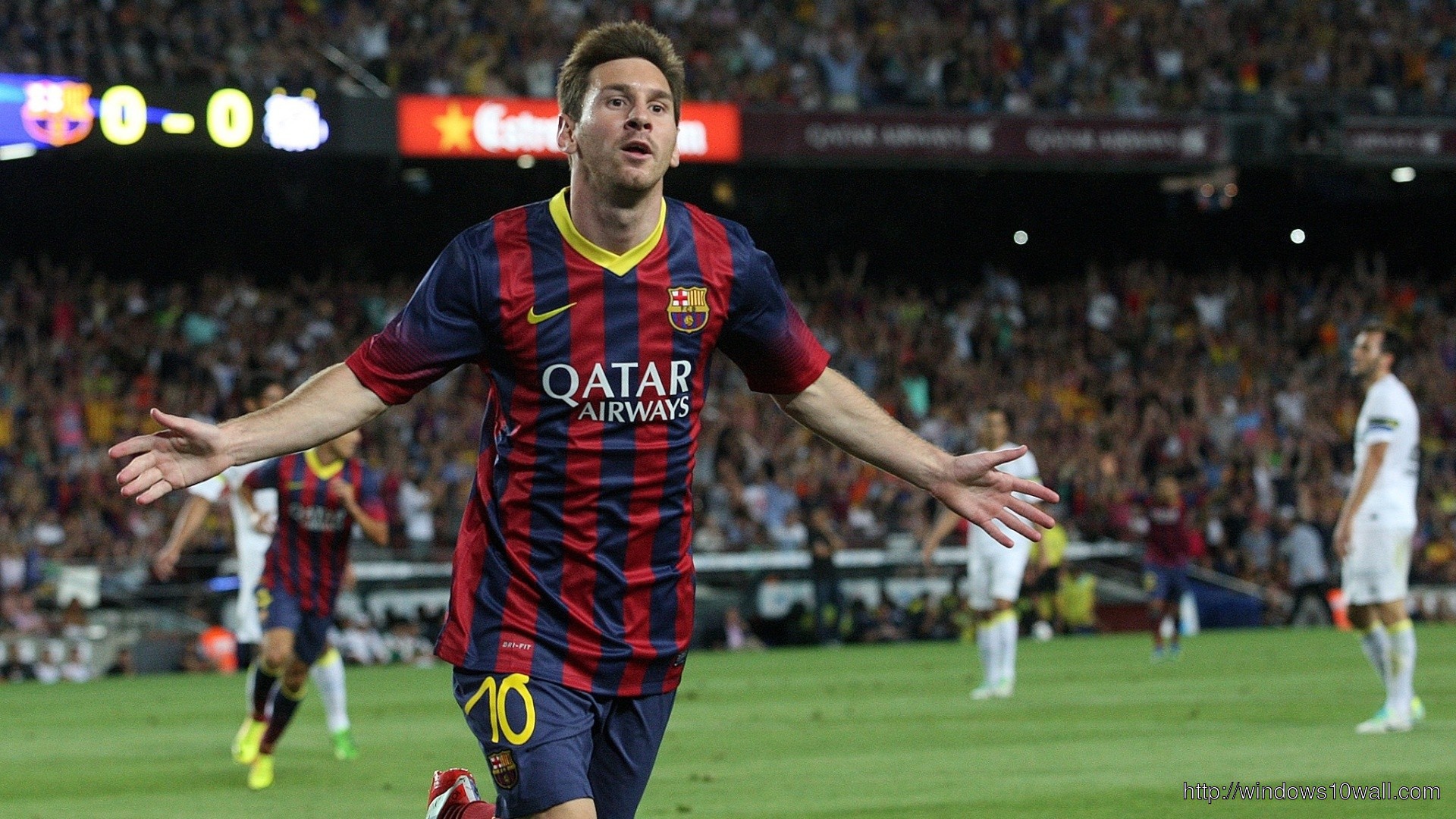 Lionel Messi Hd 2014 WideScreen Wallpaper