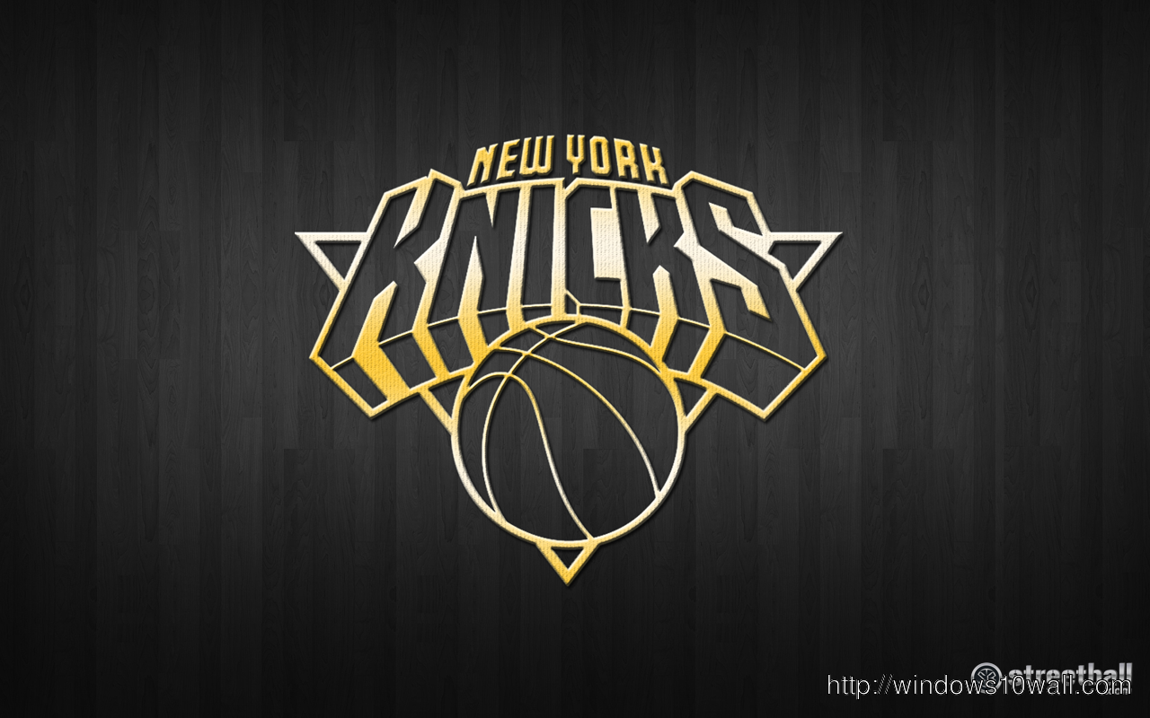 NBA New York Knicks Basketball Gold 1280 X 800 HD Wallpaper