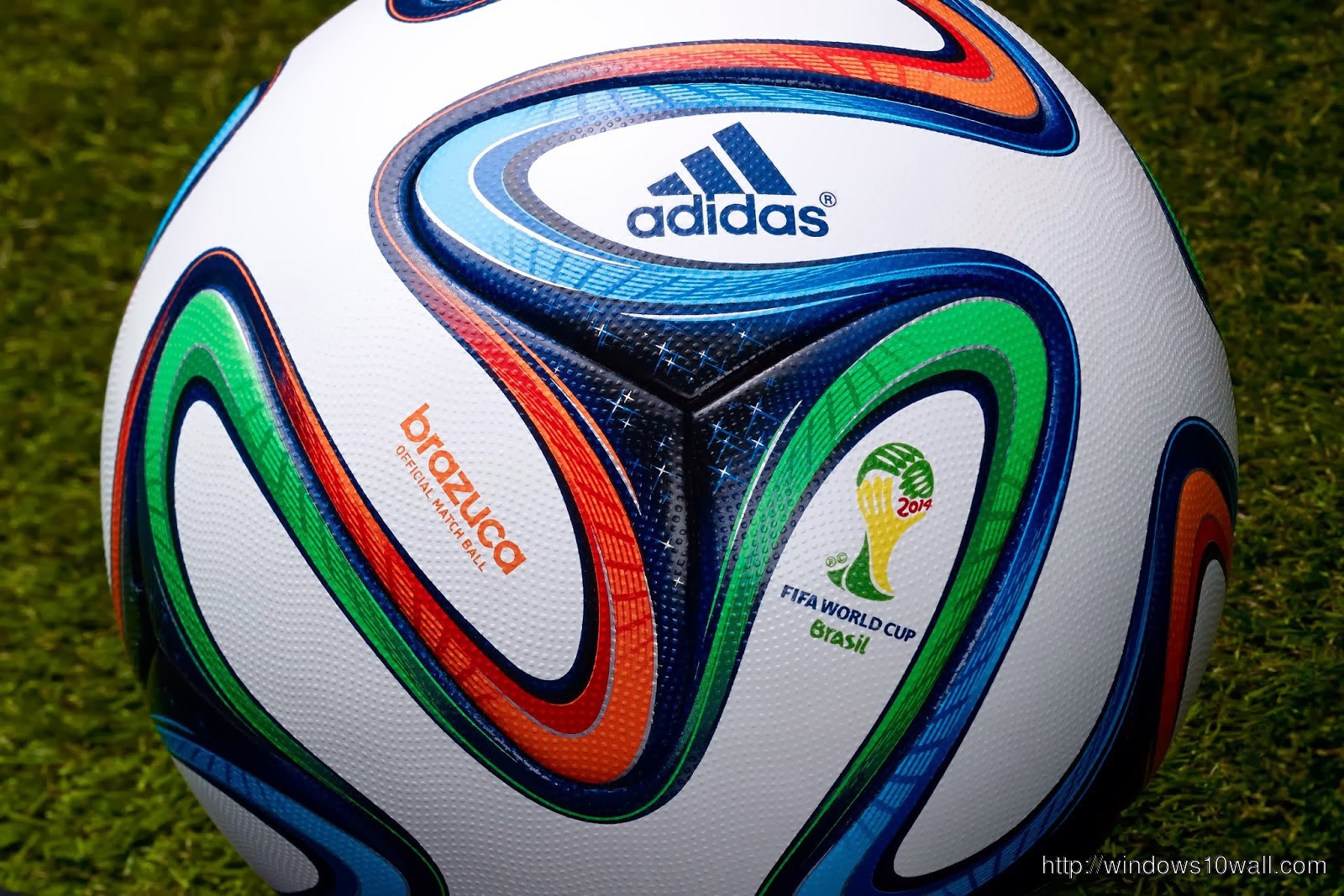 Adidas Brazuca Football For Fifa World Cup 2014 Hd Background Wallpaper