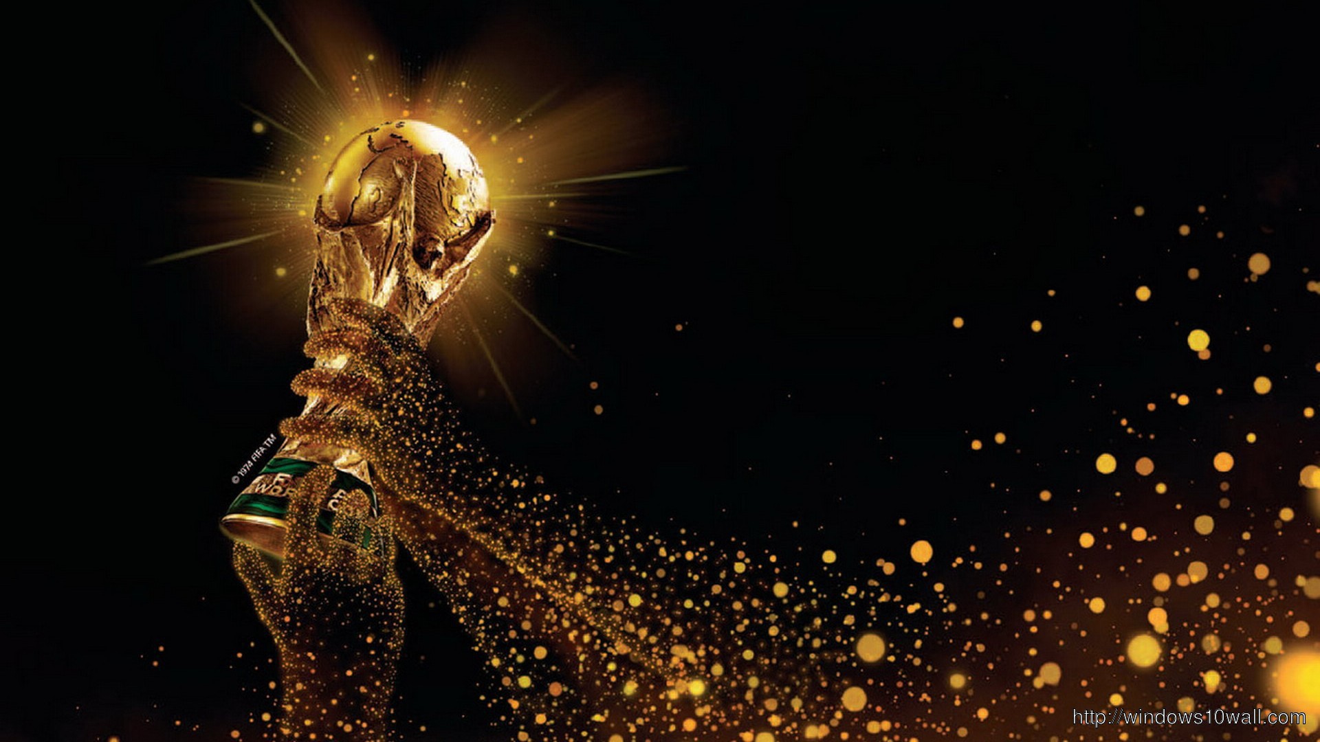 FIFA World Cup Trophy 2014 Background Wallpaper