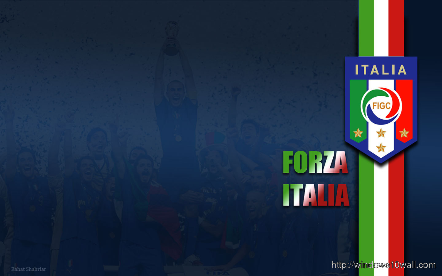 Forza Italia Background Wallpaper