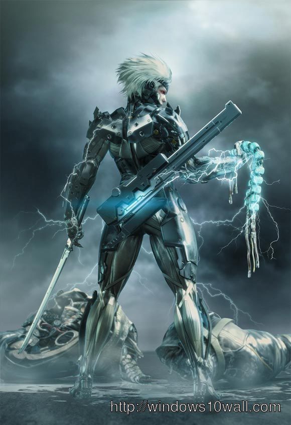 Metal Gear Solid Rising Raiden Mobile Wallpaper