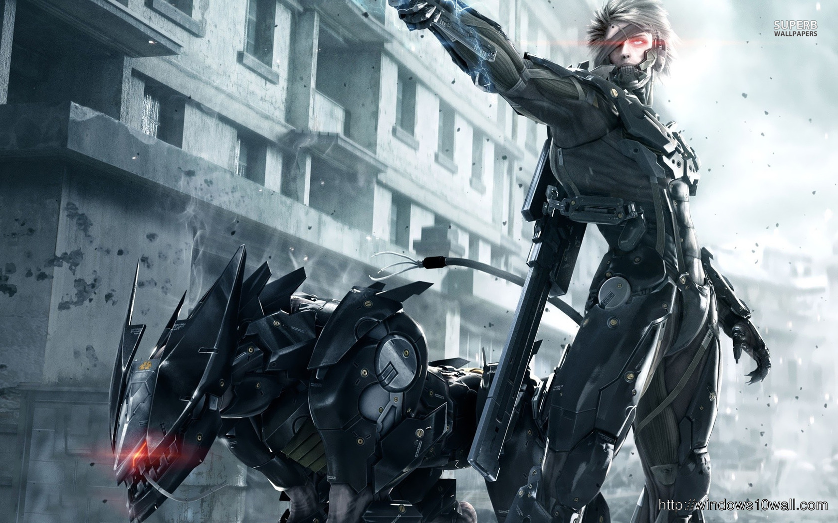Raiden Metal Gear Rising Background Wallpaper