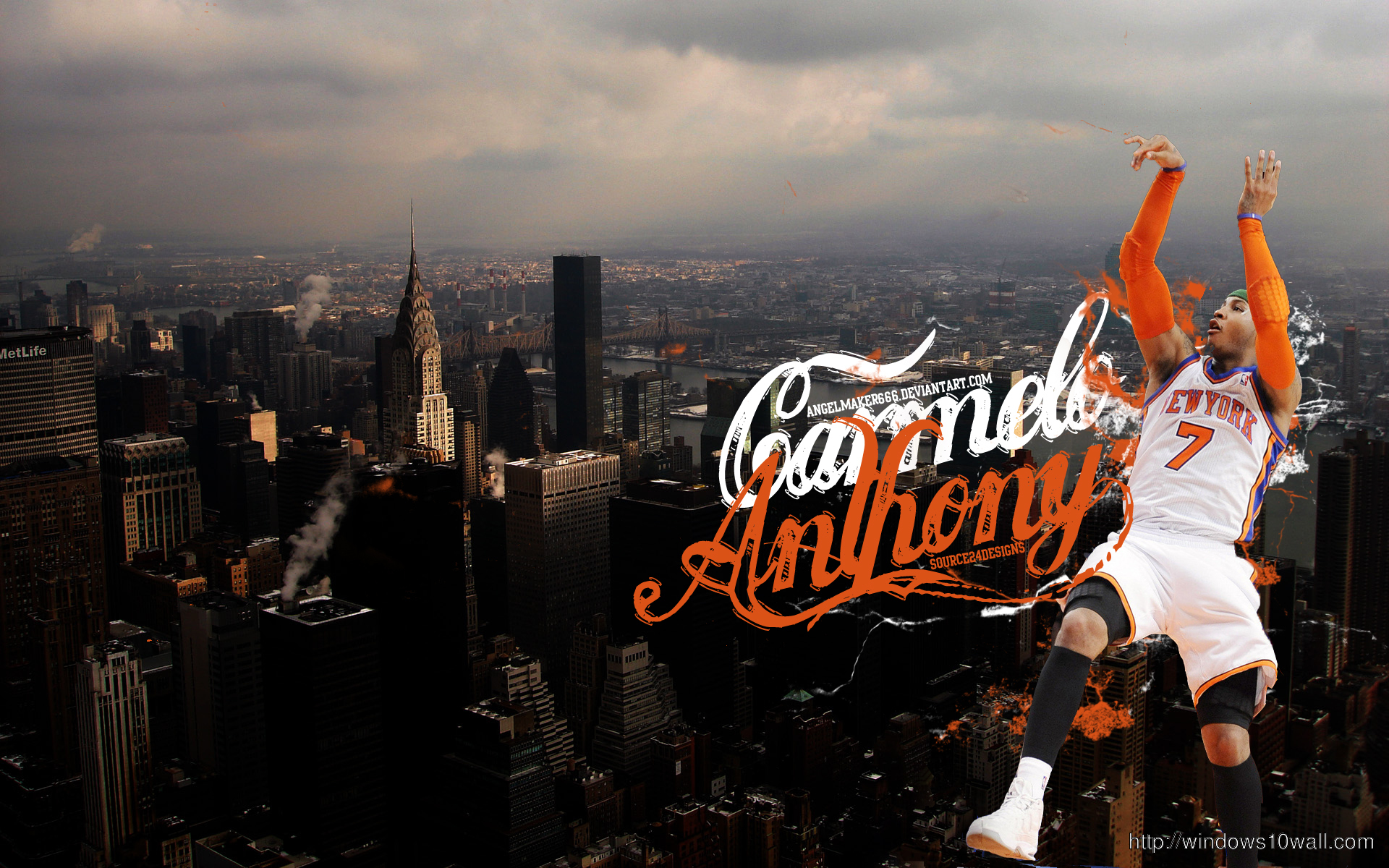 Carmelo Anthony HD 2013 Background Wallpaper