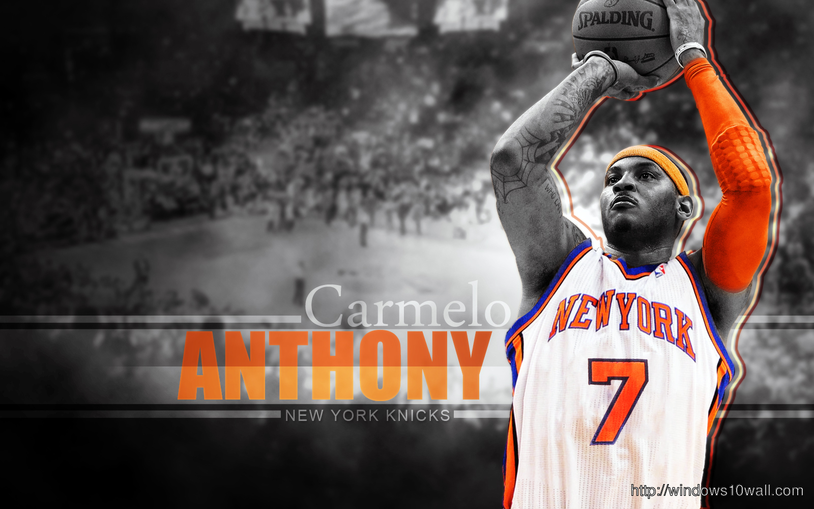 Carmelo Anthony Knicks Background Wallpaper