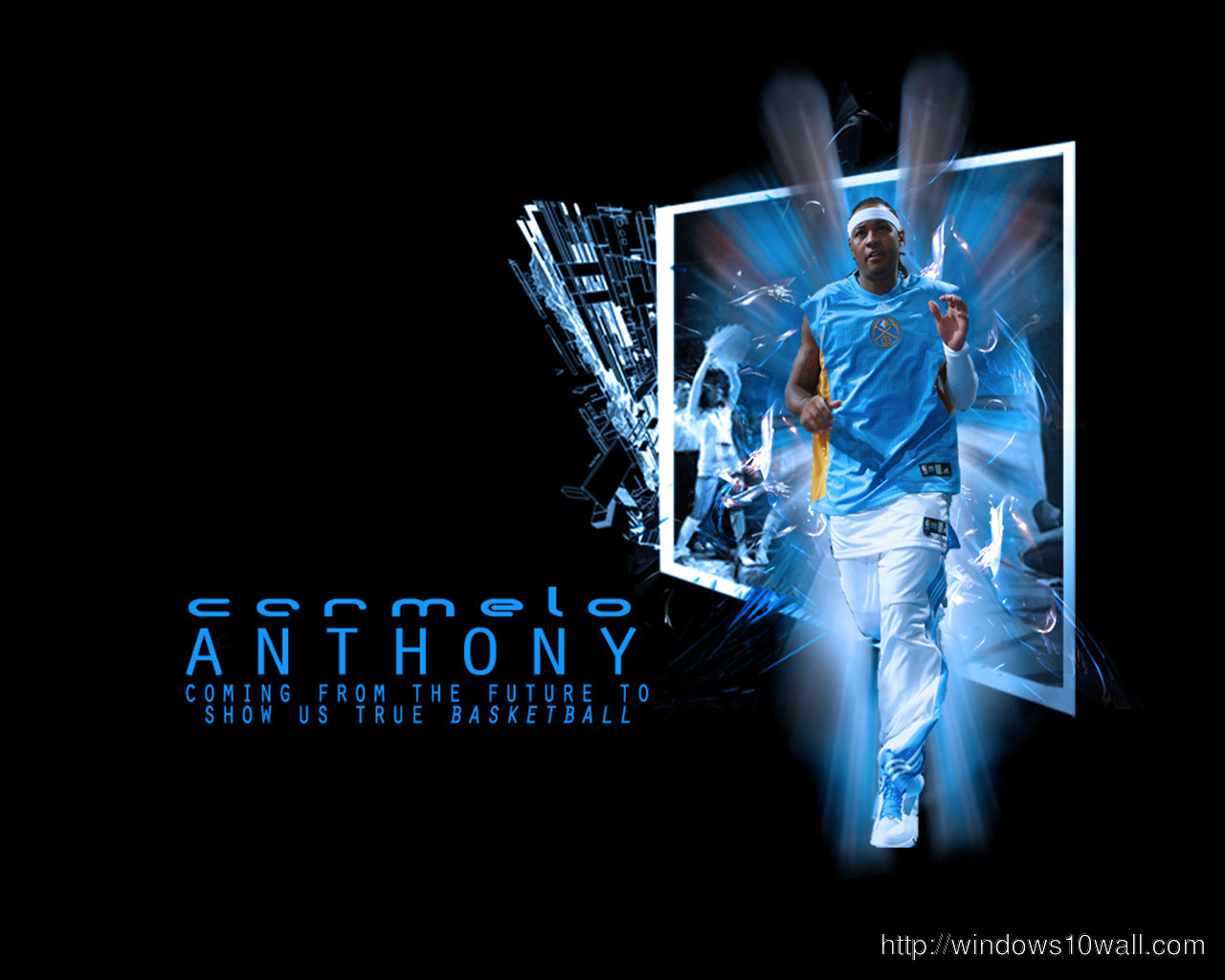 Carmelo Anthony Nuggets Background Wallpaper