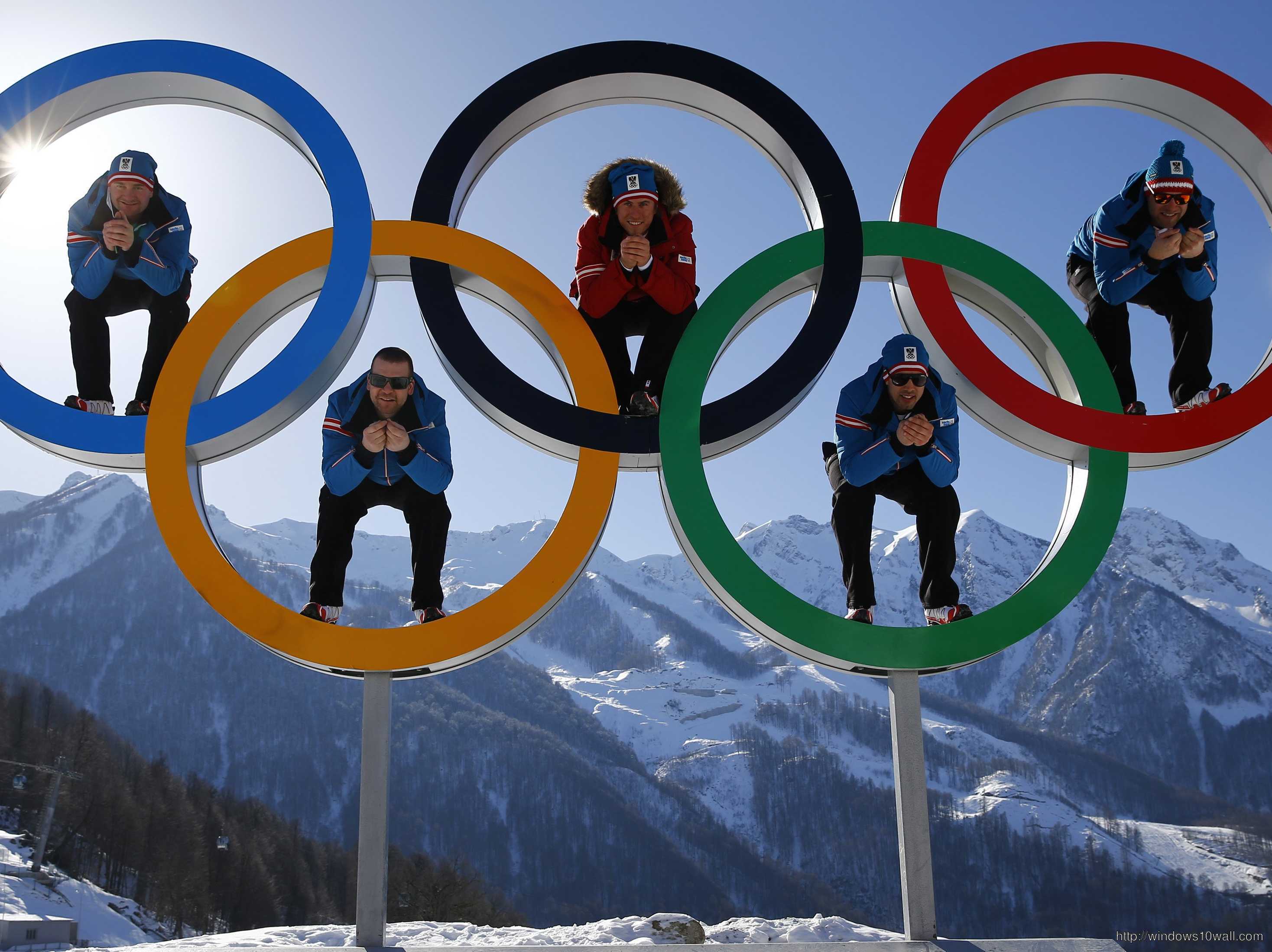 Cool Athletes In Sochi Olympic Rings
