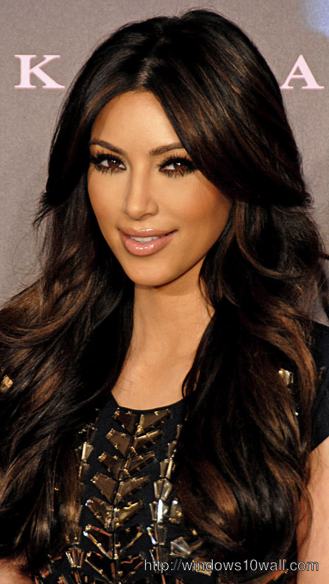 Kim Kardashian Iphone 5 Hd Wallpaper