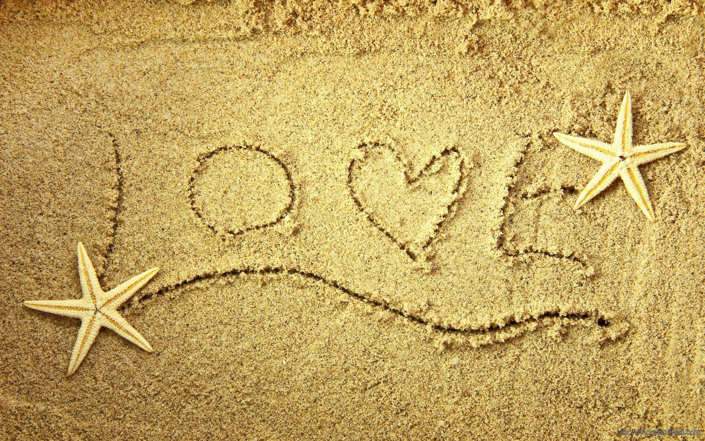 Love Written On Sand