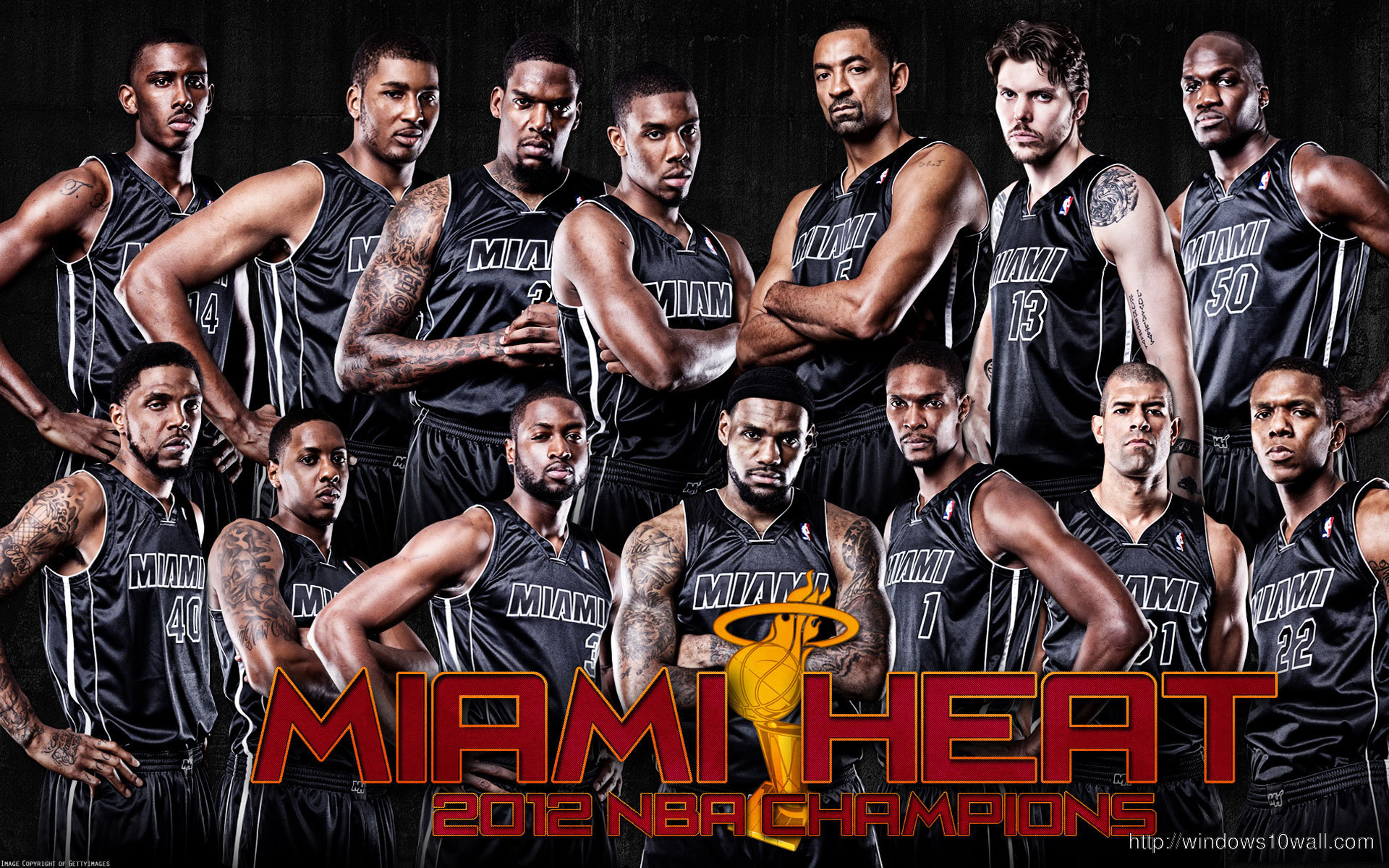 Miami Heat 2013 HD Background Wallpaper