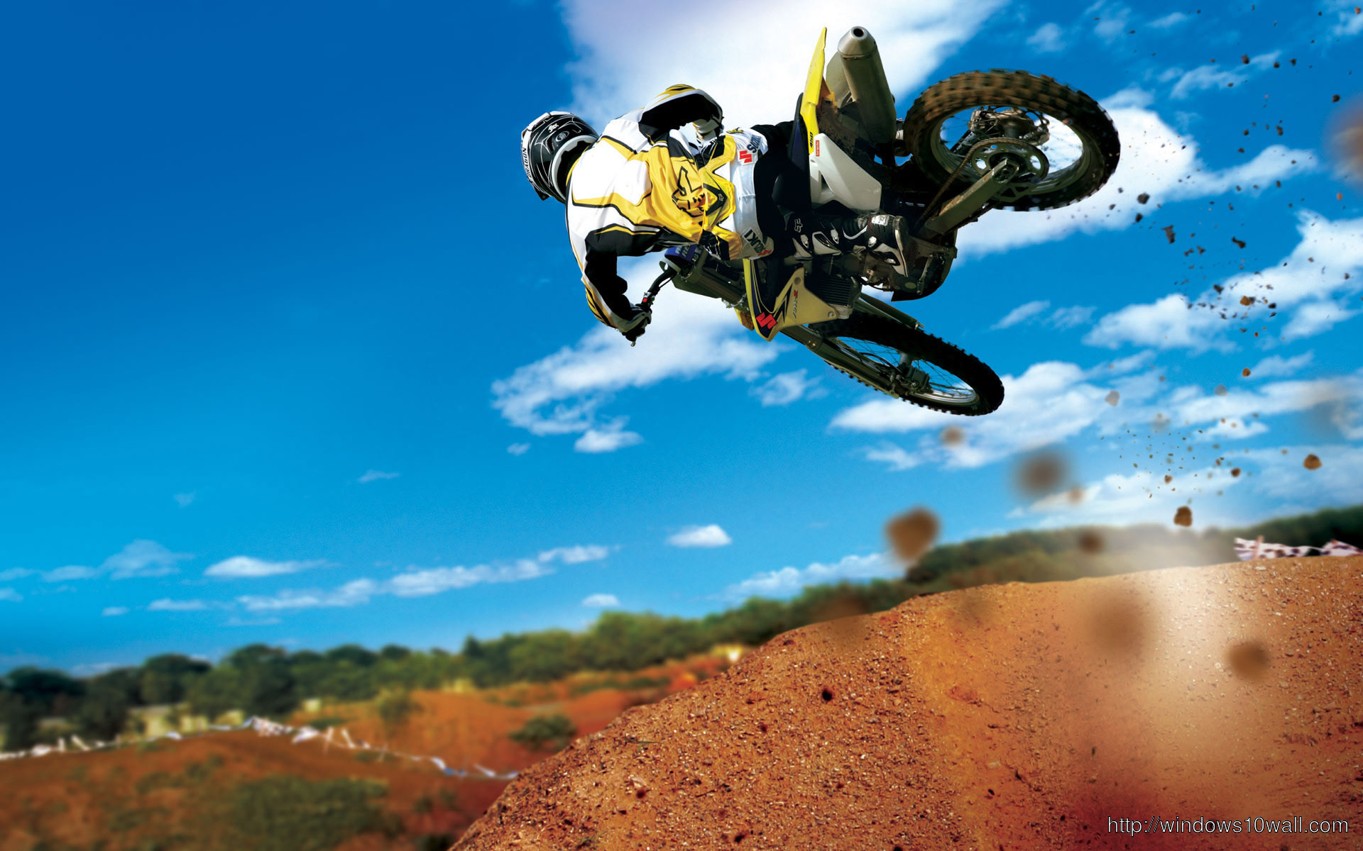 Motocross Stunt Bike Wallpaper