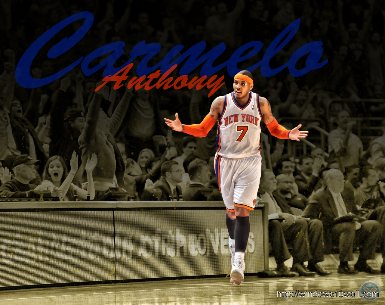 New Carmelo Anthony HD Background Wallpaper