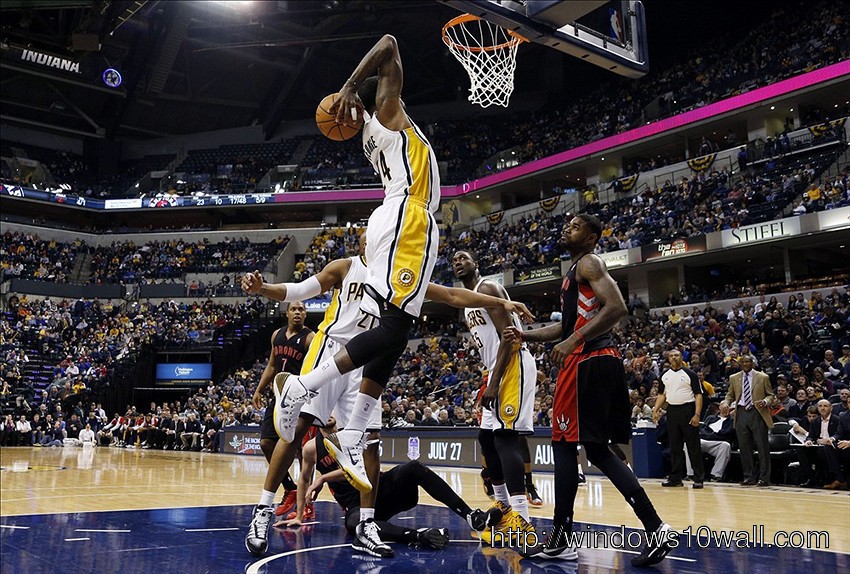 Paul George Indiana Pacers Dunk