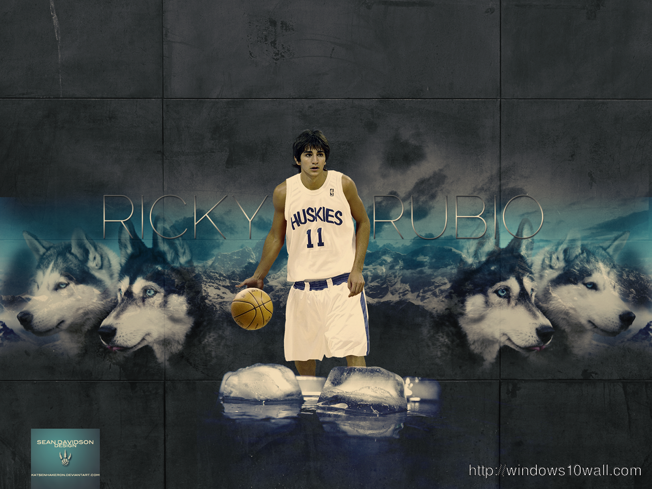Ricky Rubio Basketball Wallpaper