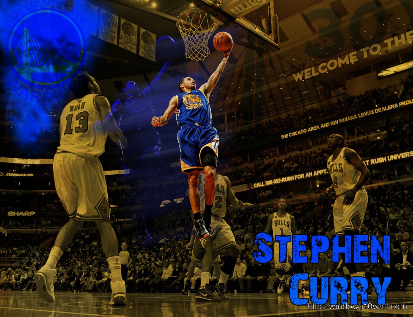 Stephen Curry Nba Background Wallpaper